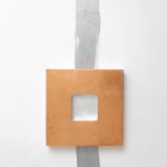 Quadro decorativo "Laval" rame e argento