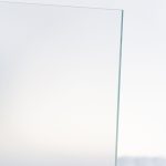Mensola cristallo acidato per cubo grande